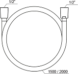 Душевой шланг 200 см, SilverShine 914.02 250_100_2419838