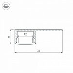 Профиль Arlight ARH-DECORE-S12-LINE-EDGE-2000 ANOD 023894 250_100_2132659