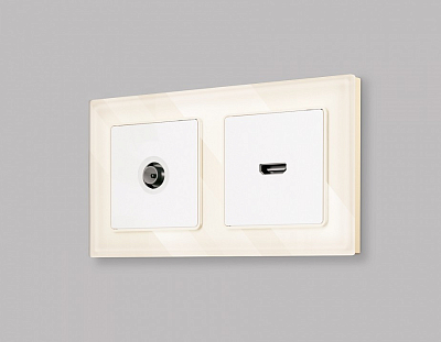 Накладка для ТВ-розетки Ambrella Volt ALFA AP1330 400_400_2040234