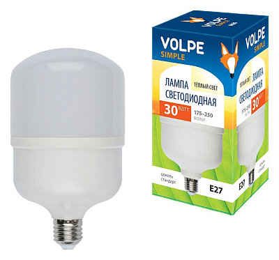 Лампа светодиодная Uniel LED-M80 E27 30Вт 3000K 10810 400_400_1859198