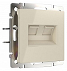 Розетка Ethernet RJ-45 без рамки Werkel слоновая кость W1181103 100_100_2261449