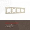 Рамка на 4 поста Arte Milano am-503.06 503.06-4.shampan 100_100_2168646