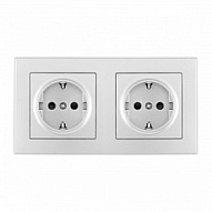 Розетка с заземлением и со шторкой Arte Milano SET06-2 SET06-2-40-1x2 silver 500_191_2305964