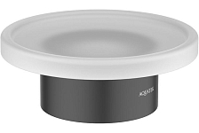 AQ4426MB ЛИРА мыльница настольная, матовый черный 250_100_Array