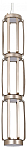 Подвесной светильник Indigo Capsula 14027/4P Gold 250_100_Array