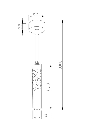 Подвесной светильник Maytoni P037PL-L11W4K 400_400_2856988