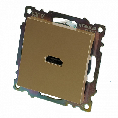 Розетка HDMI без рамки Stekker Катрин 50060 400_400_2160653