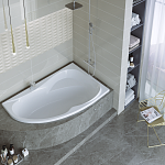 Ванна акриловая ALEX BAITLER LADOGA R 170*110 белая 250_100_2914428