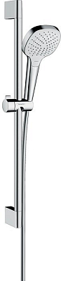 26582400 HG Croma Select E Vario 65 см душевой гарнитур белый/хром 400_400_1431118