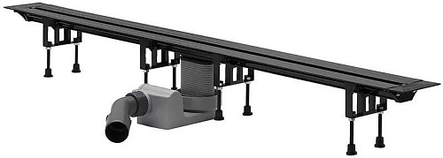 686277 Advantix Vario душевой лоток (пластик), универсальные габариты 300-1200мм, с заглушками, опорами, сифоном, модель 4965.10 500_191_3224467