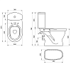 1.WH50.1.835 АЛЬКОР унитаз-компакт rimless (безободковый) 2РА ДС SC 100_100_1434853