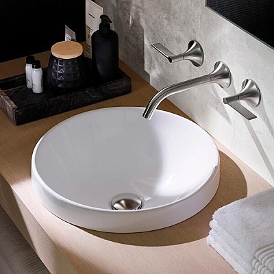 500.702.01.2 Geberit VariForm Раковина встраиваемая в столешницу круглой формы, D=40 см, без отв. под смеситель, без отв. перелива 400_400_1441389