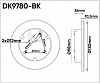Накладной светильник Denkirs Alta DK9780-BK 100_100_1915441