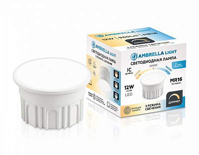 Лампа светодиодная Ambrella Light   12Вт 2700, 4000, 6400K 212510 400_400_2384998