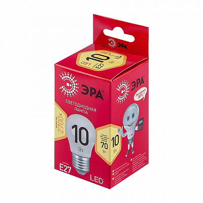 Лампа светодиодная Эра  E27 10Вт 2700K LED P45-10W-827-E27 R 400_400_2842415