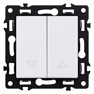 Выключатель для жалюзи без рамки Kollinger Asthetik AS-013WH 500_191_3106641