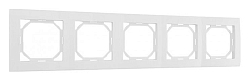 Рамка на 5 постов Arte Milano am-503.06 503.06-5.white 250_100_Array