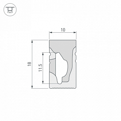 Короб накладной гибкий Arlight WPH 040828 400_400_2135359