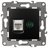 ТВ-розетка и розетка Ethernet RJ-45 без рамки Эра Эра 12 12-3110-05 500_191_2394409