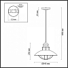 Подвесной светильник Odeon Light Dante 4164/1 100_100_1723673