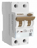 Дифференциальный автоматический выключатель 1P Werkel Дифференциальные автоматы W922P166 500_191_2261487