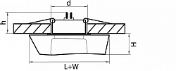 Встраиваемый светильник Lightstar Flutto 006430 250_100_3155322