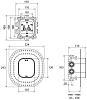 Рабочее тело смесителя скрытого монтажа RB 072.50 R-box Vari (для смесителей FLAT) 100_100_2420617