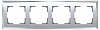 Рамка на 4 поста Werkel Diamant (зеркальный) W0041220 100_100_2128901
