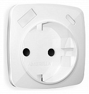 Накладка для розетки с заземлением и со шторками и 2хUSB type A и C Ambrella Volt OMEGA OP1100 500_191_2307613