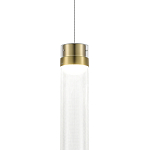 SL6236.303.01 Светильник подвесной ST-Luce Латунь/Прозрачный LED 1*12W 4000K ШАМПАНЬ 250_100_2948933