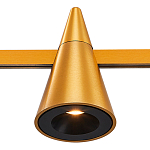ST813.206.05 Магнитный трековый светильник FARM Золотистый LED 1*5W 3000K 272Lm Ra90 60 IP20 D70xH11 ФАРМ 250_100_2946440