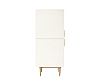 Вертикальный комод с двумя дверками "Line" LN05/GR1/beige 100_100_1929812
