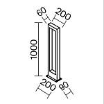 Ландшафтный светильник Outdoor O425FL-L10GF 250_100_825922