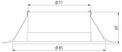 Встраиваемый светильник Elektrostandard Light LED 3003 35128/U 250_100_3080879