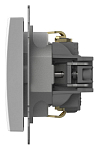 Розетка с заземлением, без рамки Elbi Eleсtriс Zena Vega 609-015600-217 250_100_2195592