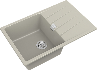 RIVELATO Мойка RAUM 78 1-чаша 780*500мм beige scuro арт. 400_400_2901124