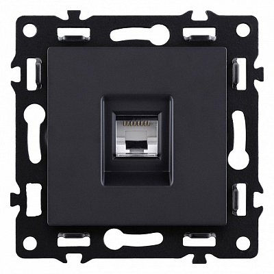 Розетка Ethernet RJ-45 без рамки Kollinger Asthetik AS-017BK 400_400_3118765