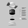 Встраиваемый светильник Technical DL058-12W3K-TRS-W 100_100_849792