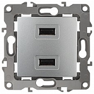 Розетка USB, без рамки Эра Эра 12 12-4110-03 500_191_2394563