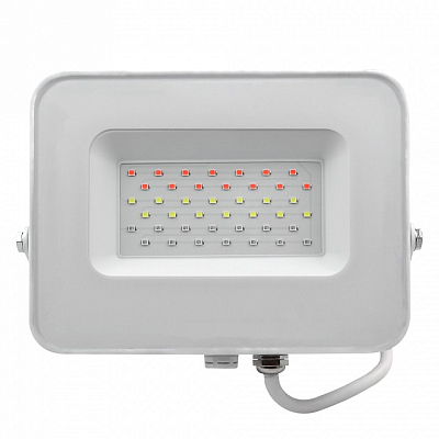 Настенно-потолочный прожектор Jazzway  PFL-30W RGB WH IP65 400_400_2870398