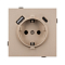 Розетка 2хUSB type A и C без рамки Arlight SCT-TENDO 054089