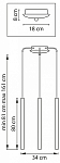 Подвесная люстра Lightstar Tubo L3T747443 250_100_3078528