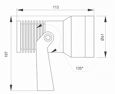 Настенно-потолочный прожектор Arlight Ray 032559 400_400_1890957