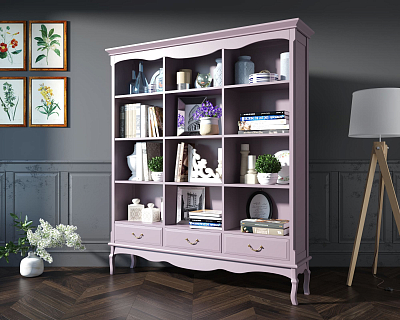 Стеллаж Leontina Lavanda тройной арт GS27/3L 400_400_1349705