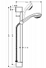 27728000 HG Crometta 1jet/Unica'С 65 см душевой гарнитур 100_100_1439210