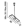 Комплектующие для накладной трековой системы Technical TRA034SW-2W 100_100_812103