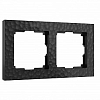 Рамка на 2 поста Werkel Hammer черный W0022408 100_100_2296481