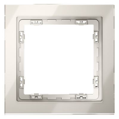 Рамка стеклянная VOLTUM S70 на 1 пост, (кашемир, стекло) 400_400_790394