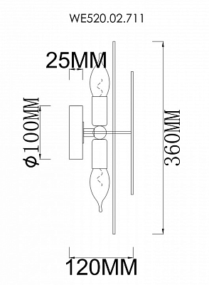 Бра Wertmark Palma WE520.02.711 400_400_2841635