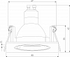 Встраиваемый светильник Elektrostandard Minnie a067711 100_100_2170454